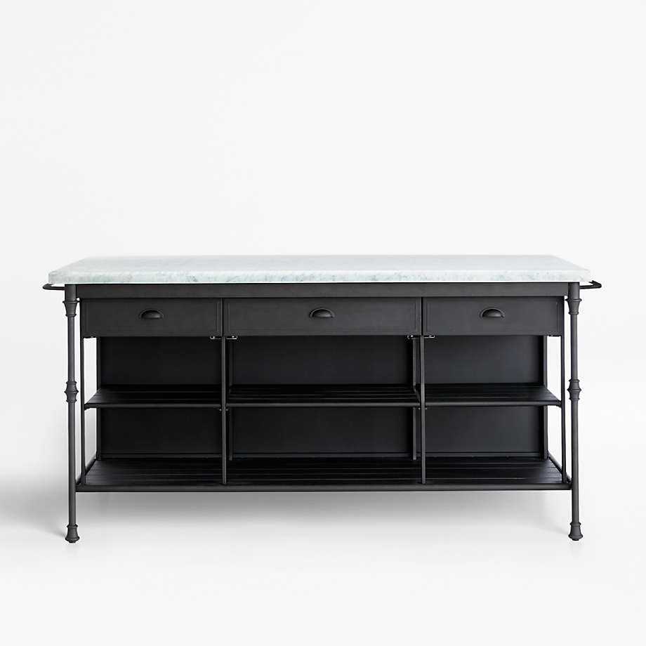 Crate & Barrel French 72" Large Kitchen Island