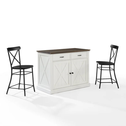 Wood Kitchen Island Set