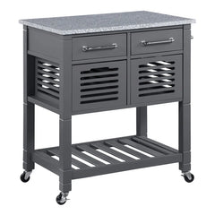 Granite Top Kitchen Cart