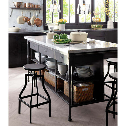 Crate & Barrel French 72" Large Kitchen Island