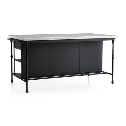 Crate & Barrel French 72" Large Kitchen Island
