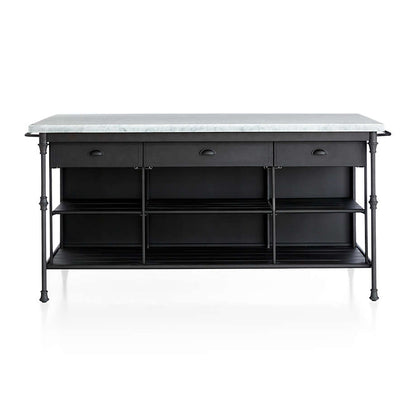 Crate & Barrel French 72" Large Kitchen Island