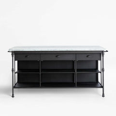Crate & Barrel French 72" Large Kitchen Island