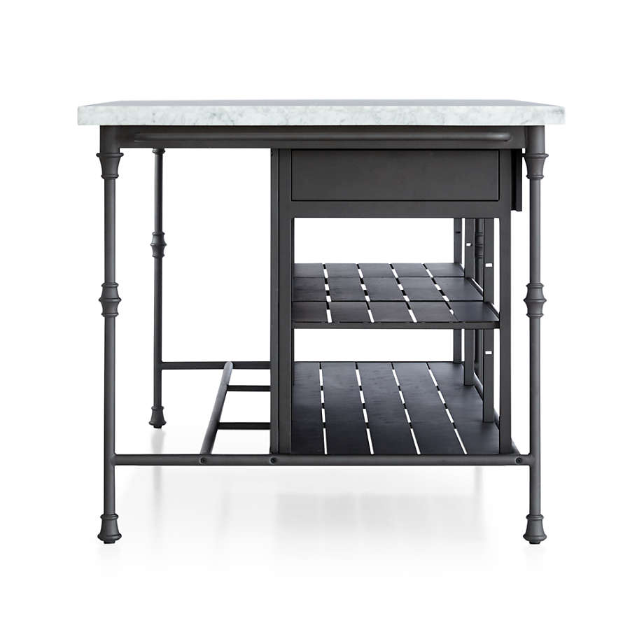 Crate & Barrel French 72" Large Kitchen Island